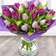 Simply Tulips Vase Bouquet