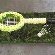 Badminton Racquet Green Colour