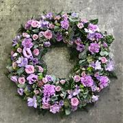 Traditional Open Wreath Ring Lilac