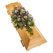 Purple and Violet Coffin Spray