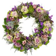 Purple and Lilac Wreath