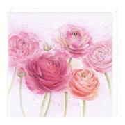 Ranunculus Floral Art Card