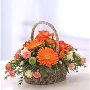 Orange Coloured Basket