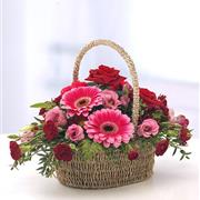 Red and Pink Basket