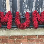 MUM Floral Tribute in Red Roses