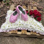 Ballet Shoes Funeral Flowers Tribute