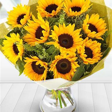 Sunflowers Flower Bouquet Rays Florist Flowers For Delivery