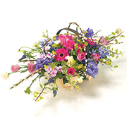 Country Style Funeral Basket