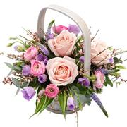 Pink and Mauve Basket