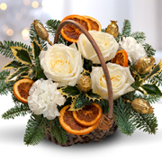 Christmas Wish Basket Display