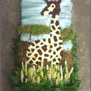 Giraffe 2 Foot x 1 Foot 2D Tribute