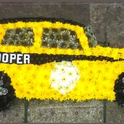 Mini Cooper Car 2D Yellow