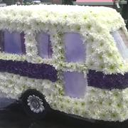 Caravan with Purple Curtains 3D