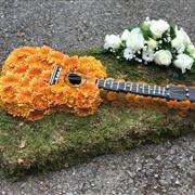 Ukulele 3D Tribute on Moss Base