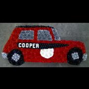 Mini Cooper Car 2D Red