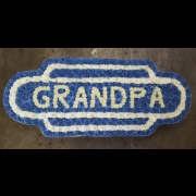 Railway Station Vintage Sign Grandpa