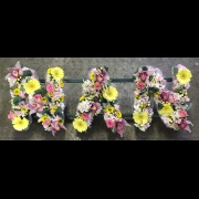 NAN Funeral Tribute Pink &amp; Lemon