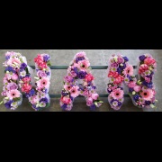 NAN Funeral Tribute Pink &amp; Purple