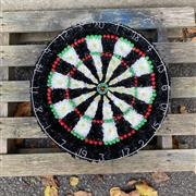 Dart Board Funeral Tribute