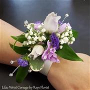 Lilac and Purple Corsage