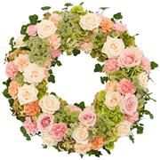 Peach and Pink Wreath