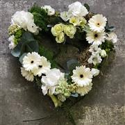 Traditional Open Heart White