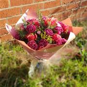 Exquisite Pink Handtied Bouquet