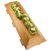 White and Green Casket Duo