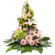 Front Facing Soft Pink Arrangement