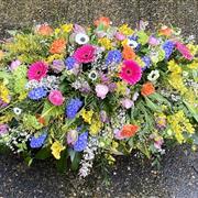 Casket Spray of Spring Flowers