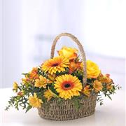 Orange and Gold Basket