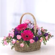 Pink and Purple Basket