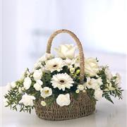 White and Cream Basket