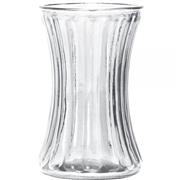 Clear Pencil Pleat Vase