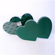 Double Solid Heart Foam Back