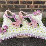 Dancing Shoes Funeral Flowers Tribute