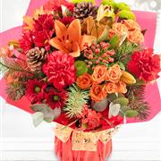 Merry and Bright Hand Tied Bouquet