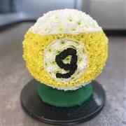 9 Ball Pool Ball Funeral Tribute