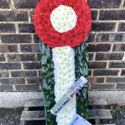 Winning Post Horse Racing Floral Tribute