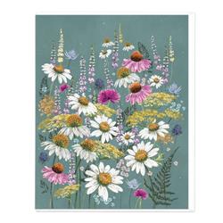 Wildflowers In Nature Art Card