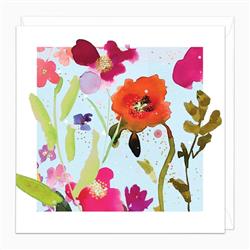 Midwinter Frost Floral Card