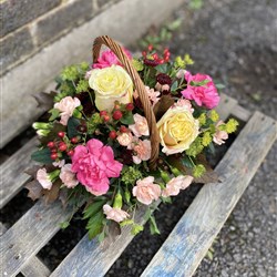 Autumn Florist Choice Basket Display