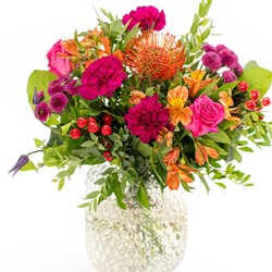 Garden Party Colourful Mixed Flower Bouquet