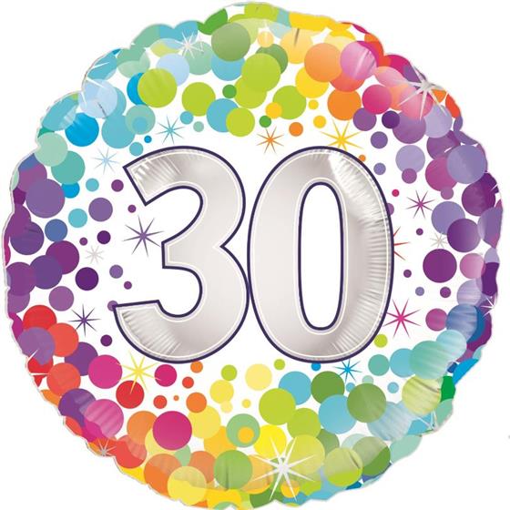 30th Birthday Balloon | Rays Florist Aldershot | Add on Gifts