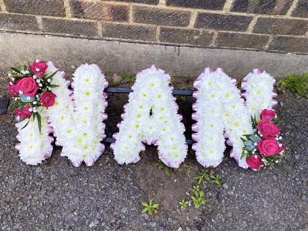 Corona Funebre Di Fiori Rosa - Consegna Tramite Fiorista - Foto 4